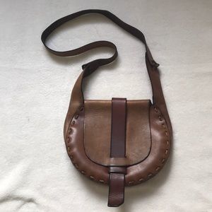 Vintage leather handbag